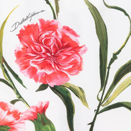 Dolce & Gabbana-Белый купальник с гвоздиками | Childrensalon Outlet