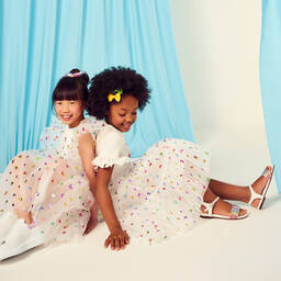 Dolce & Gabbana-Teen Girls White Sandals | Childrensalon Outlet