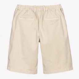 Dolce & Gabbana-Кремовые хлопковые шорты для подростков | Childrensalon Outlet