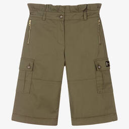 Dolce & Gabbana-Шорты карго цвета хаки для подростков | Childrensalon Outlet