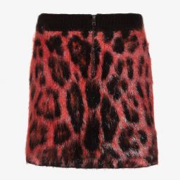 Dolce & Gabbana-Teen Pink Mohair Wool Skirt | Childrensalon Outlet