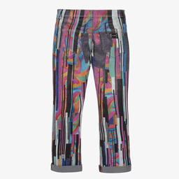 Dolce & Gabbana-Teen Pink Striped Denim Jeans | Childrensalon Outlet