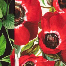 Dolce & Gabbana-Красно-черные легинсы для подростков | Childrensalon Outlet