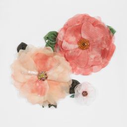 Dolce & Gabbana-Белая футболка с камелиями для подростков | Childrensalon Outlet