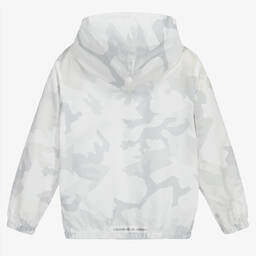 Dolce & Gabbana-Teen White Camo Jacket | Childrensalon Outlet