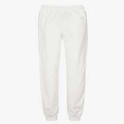 Dolce & Gabbana-Teen White Logo Tape Joggers | Childrensalon Outlet