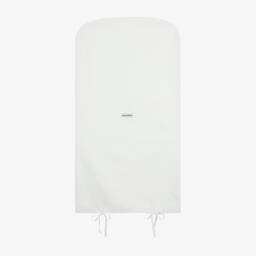  دولتشي آند غابانا-فستان قميص حرير أورغانزا لون أبيض | Childrensalon Outlet