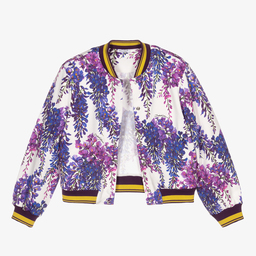 Dolce & Gabbana-Куртка-бомбер с глицинией для подростков | Childrensalon Outlet