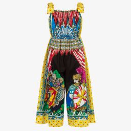 Dolce & Gabbana-Teen Yellow Carreto Jumpsuit | Childrensalon Outlet