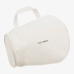 Dolce & Gabbana-White Leather Slip-On Trainers | Childrensalon Outlet