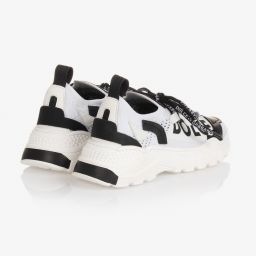 Dolce & Gabbana-White Logo Daymaster Trainers | Childrensalon Outlet