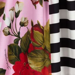 Dolce & Gabbana-Белое платье в стиле пэчворк для малышей | Childrensalon Outlet