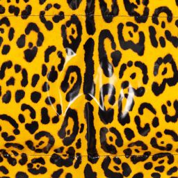 Dolce & Gabbana-Желтый пуховик с леопардовым принтом | Childrensalon Outlet