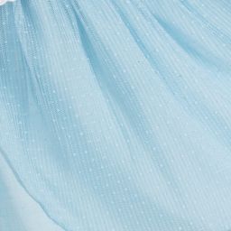 Dolce Petit-Girls Blue Lace Dress | Childrensalon Outlet