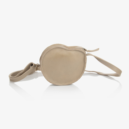 Donsje-Beige Gold Shell Bag (14cm) | Childrensalon Outlet
