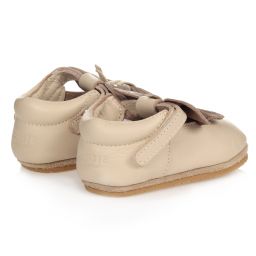 Donsje-حذاء أطفال بناتي جلد لون بيج فاتح | Childrensalon Outlet