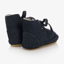 دونسجي-بوت جلد لون كحلي للأطفال | Childrensalon Outlet