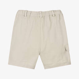 Donsje-Boys Grey Organic Cotton Shorts | Childrensalon Outlet