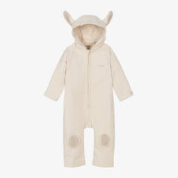 Donsje-Boys Ivory Twill Pramsuit | Childrensalon Outlet