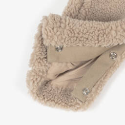 Donsje-Boys Plush Hazelnut Dungarees | Childrensalon Outlet