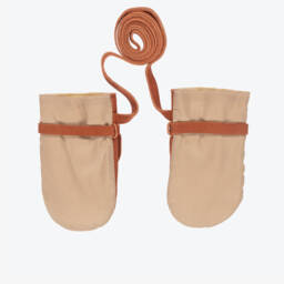 دونسجي-قفازات جلد لون بني | Childrensalon Outlet