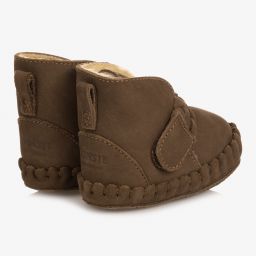 دونسجي-بوت جلد نوبوك لون بني للأطفال | Childrensalon Outlet