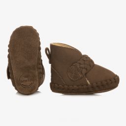 دونسجي-بوت جلد نوبوك لون بني للأطفال | Childrensalon Outlet