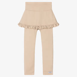 Donsje-ليغنغز قطن عضوي لون بيج للبنات | Childrensalon Outlet