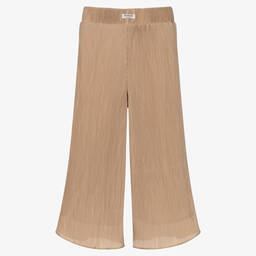Donsje-Бежевые плиссированные брюки | Childrensalon Outlet