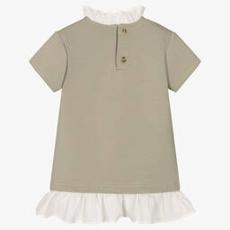 Donsje-Зеленый многоярусный хлопковый топ | Childrensalon Outlet