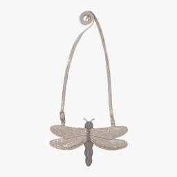 دونسجي-محفظة نقود جلد لون رمادي وبنفسجي (19 سم) | Childrensalon Outlet