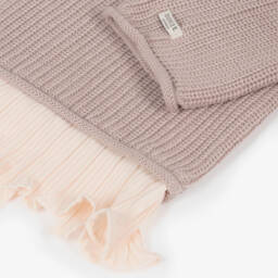 Donsje-Girls Lilac Knit Tunic Sweater | Childrensalon Outlet