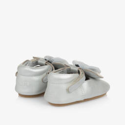 Donsje-Girls Metallic Leather Butterfly Booties | Childrensalon Outlet