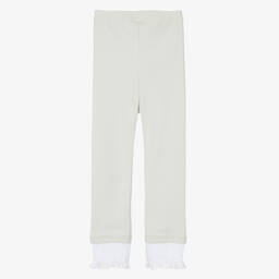 دونسجي-ليغنغز قطن عضوي لون رمادي للبنات | Childrensalon Outlet