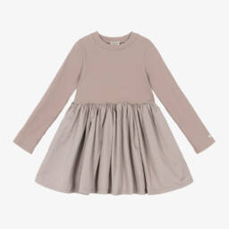 Donsje-Girls Purple Jersey Dress | Childrensalon Outlet