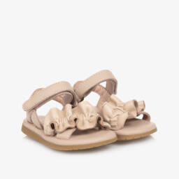 Donsje-Кожаные первые шаги розовые для девочек | Childrensalon Outlet