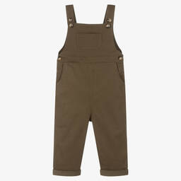 Donsje-Green Cotton Dungarees | Childrensalon Outlet
