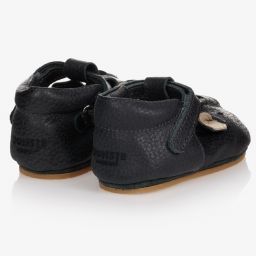 Donsje-Grey Leather Baby Shoes | Childrensalon Outlet