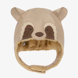 Donsje-Кремовая кожаная шапка | Childrensalon Outlet