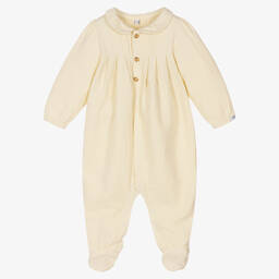 Donsje-Кремовый комбинезон из органического хлопка | Childrensalon Outlet