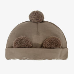 Donsje-Junior Boys Brown Bear Cap | Childrensalon Outlet