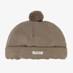 Donsje-Junior Boys Brown Bear Cap | Childrensalon Outlet