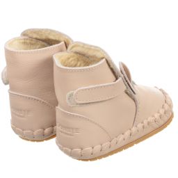 دونسجي-بوت جلد لون زهري لمرحلة بدء المشي | Childrensalon Outlet