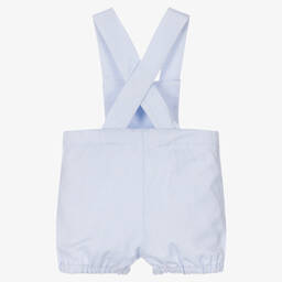 Dr. Kid-Голубые хлопковые шорты на бретелях | Childrensalon Outlet