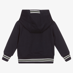 Dr. Kid-Baby Boys Blue Hoodie | Childrensalon Outlet