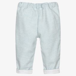 Dr. Kid-Baby Boys Blue Wool Trousers | Childrensalon Outlet