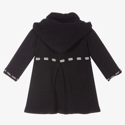 Dr. Kid-Baby Girls Blue Cotton Cardigan | Childrensalon Outlet