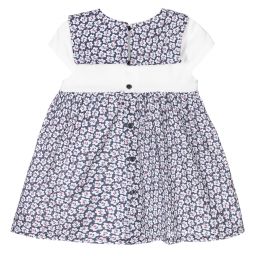Dr. Kid-Baby Girls Blue Dress Set | Childrensalon Outlet