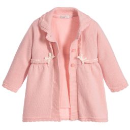 Dr. Kid-Baby Girls Knitted Wool Coat | Childrensalon Outlet
