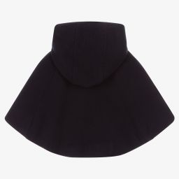 Dr. Kid-Baby Girls Navy Blue Cape | Childrensalon Outlet